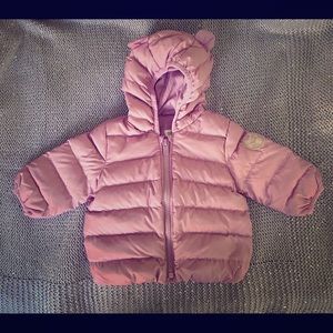 Babygap puffer jacket with ears 0-3 new